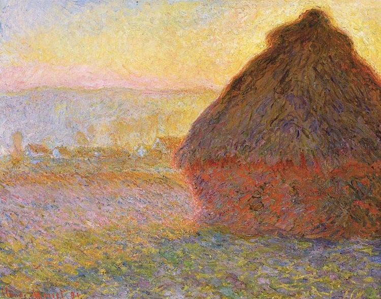 Claude Monet Haystacks, china oil painting image